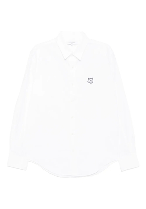 Maison Kitsuné Contour Fox head skate shirt - White