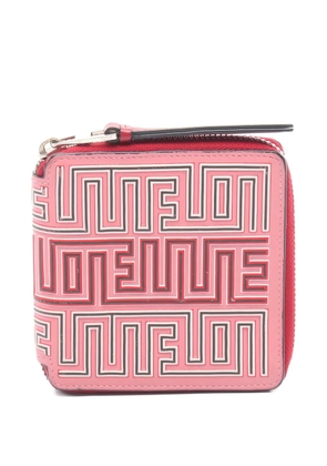 Loewe Pre-Owned Maze Square zip wallet - Pink