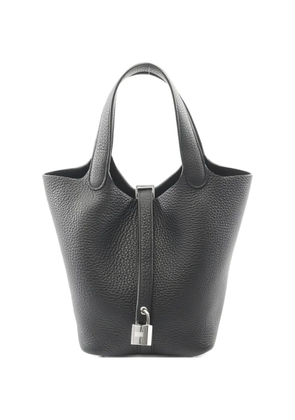 Hermès Pre-Owned 2023 leather lock handbag - Black