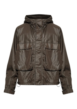 LEMAIRE hooded pocket jacket - Brown
