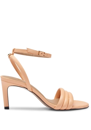 BOSS 70mm padded leather sandals - Neutrals