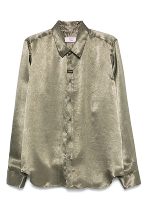 Martine Rose satin shirt - Green