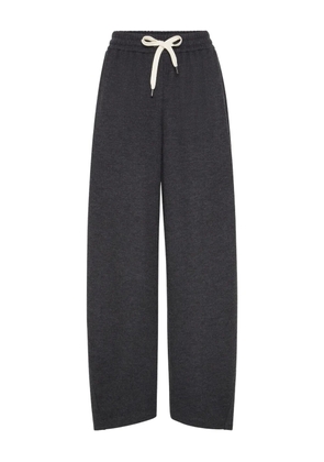 Brunello Cucinelli drawstring track trousers - Grey