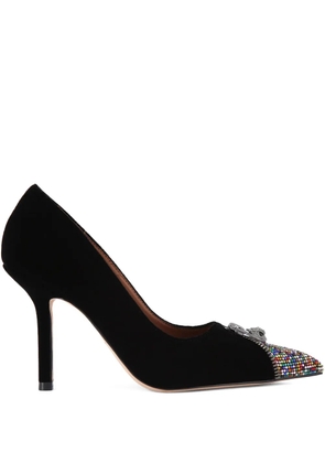Kurt Geiger London 95mm zip embellished court pumps - Black