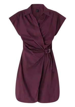 PINKO ruched mini dress - Red