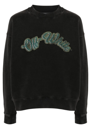 Off-White Bacchus-print cotton sweatshirt - Black