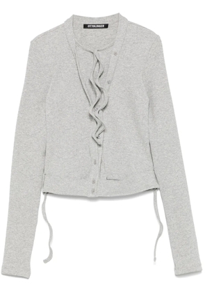 Ottolinger double-closure cardigan - Grey