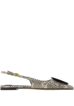 Jacquemus The Duel slingbacks flat pumps - Neutrals
