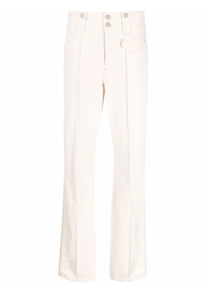 ISABEL MARANT high-rise straight-leg trousers - Neutrals