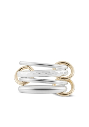 Spinelli Kilcollin 18K yellow gold Hammered Silver ring