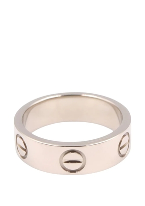 Cartier 2010s Love crew motif ring - Silver