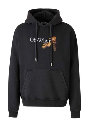 Off-White graphic-print hoodie - Black