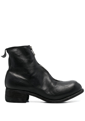 Guidi zip-up ankle boots - Black