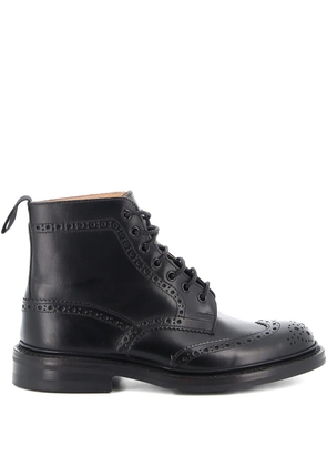 Tricker's leather ankle boots - Black