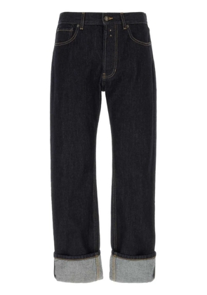 Alexander McQueen straight-leg cotton jeans - Blue