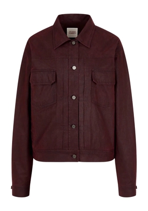 TOMBOY coated denim jacket - Red