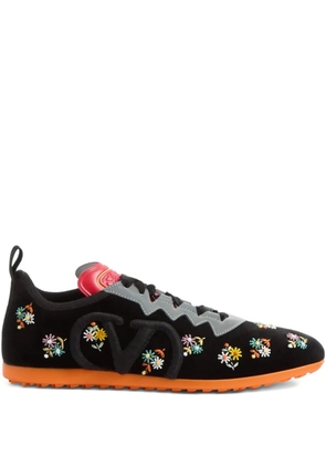 Valentino Garavani Chromathon velvet sneakers - Black
