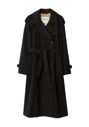 Burberry double-breasted belted trench coat - Black