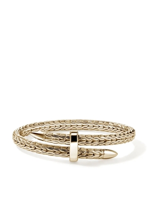 John Hardy 14kt yellow gold Spear Flex cuff bracelet