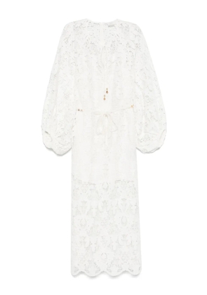 ZIMMERMANN Coco Lace midi dress - White