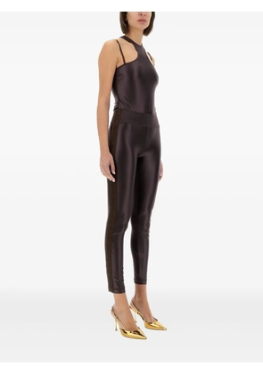 Versace Jeans Couture elasticated-waist leggings - Brown