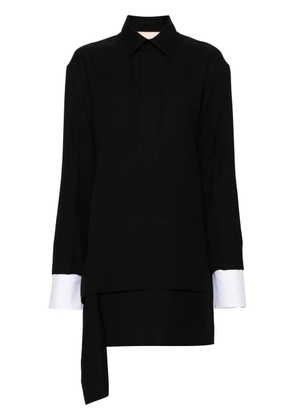 Plan C shirt mini dress - Black