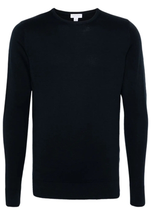 Sunspel fine-knit merino jumper - Blue