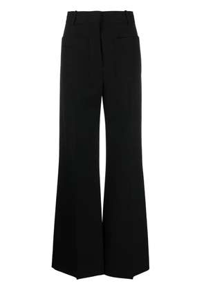 Victoria Beckham Alina flared tailored trousers - Black