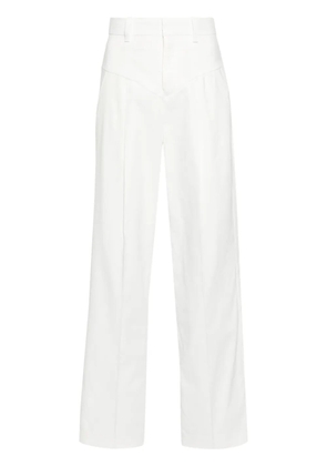 ISABEL MARANT Staya straight-leg trousers - White
