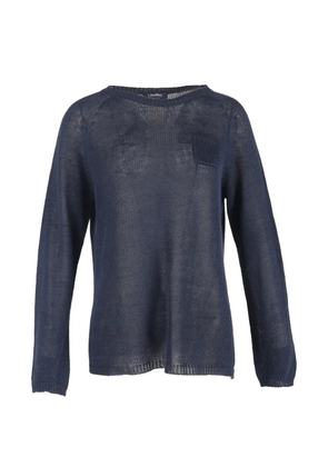 'S Max Mara cotton patch-pocket sweater - Blue