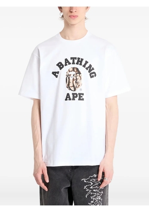 A BATHING APE® logo T-shirt - White