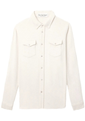 GOD'S TRUE CASHMERE knitted shirt - Neutrals