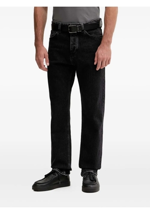 BOSS embossed-logo jeans - Black