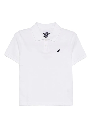 SPORT b. by agnès b. DINO embroidered cotton polo - White