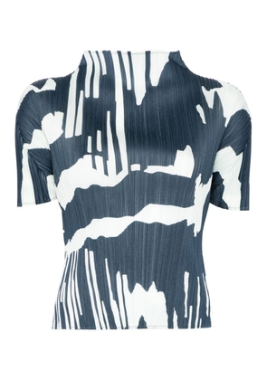 Pleats Please Issey Miyake Refraction top - Blue