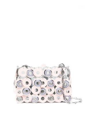 Rabanne Sparkle Discs shoulder bag - Silver