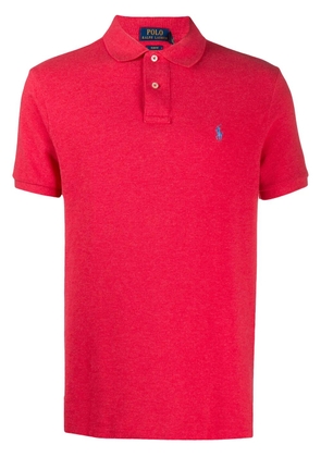 Polo Ralph Lauren plain logo-embroidered polo shirt - Pink
