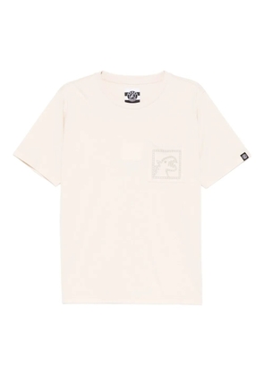 SPORT b. by agnès b. logo-embroidered T-shirt - Neutrals