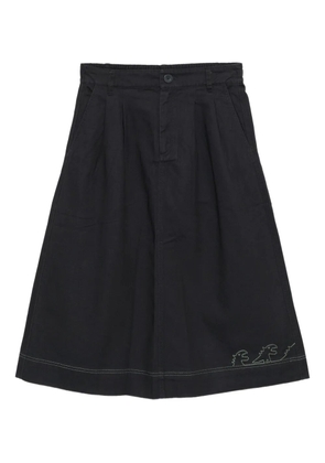 SPORT b. by agnès b. dino-embroidered skirt - Blue