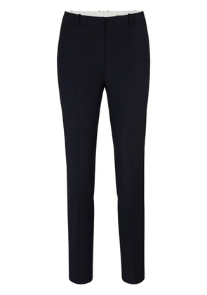 BOSS virgin wool cropped trousers - Blue