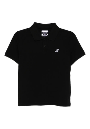 SPORT b. by agnès b. DINO embroidered cotton polo - Black