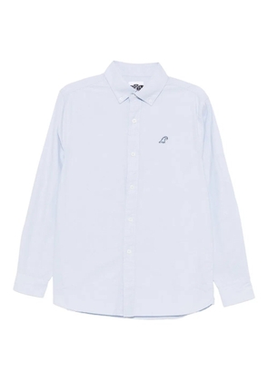 SPORT b. by agnès b. Dino-embroidered shirt - Blue