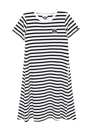 SPORT b. by agnès b. logoed stripe dress - Black