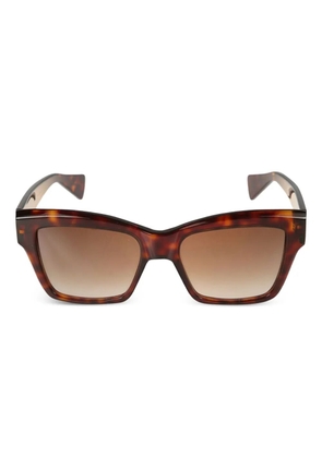 Kador Charm square-frame sunglasses - Brown
