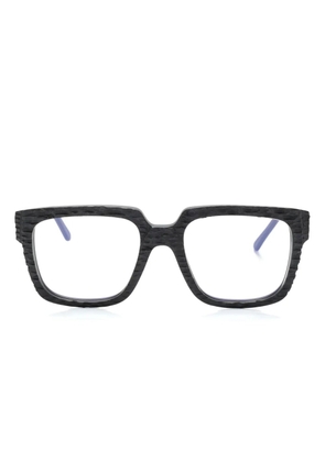 Kuboraum square-frame glasses - Black