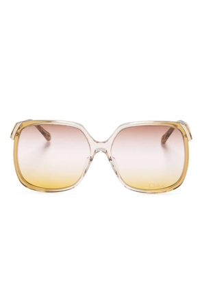 Chloé Eyewear Aly sunglasses - Gold