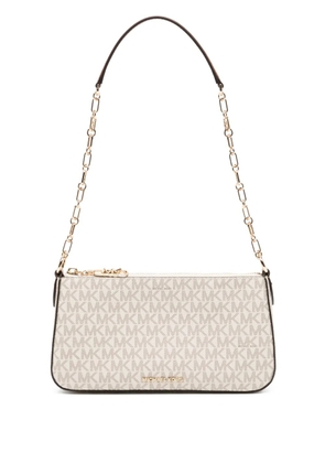 Michael Kors monogram-pattern shoulder bag - Neutrals