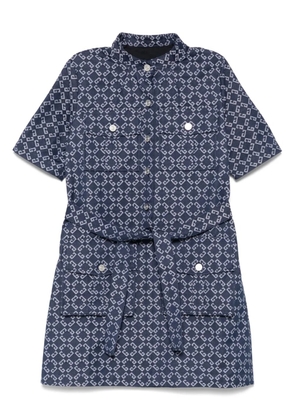 Givenchy Monogram 72 denim mini dress - Blue