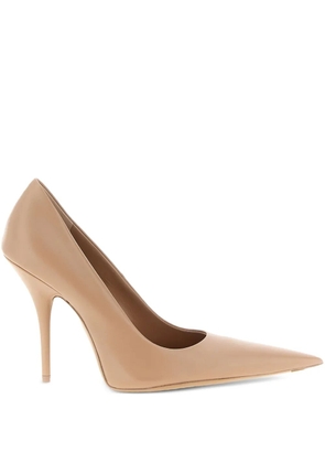 Balenciaga 110m Avenue After elongated-toe pumps - Neutrals