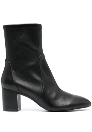 Stuart Weitzman almond-toe 65mm leather boots - Black